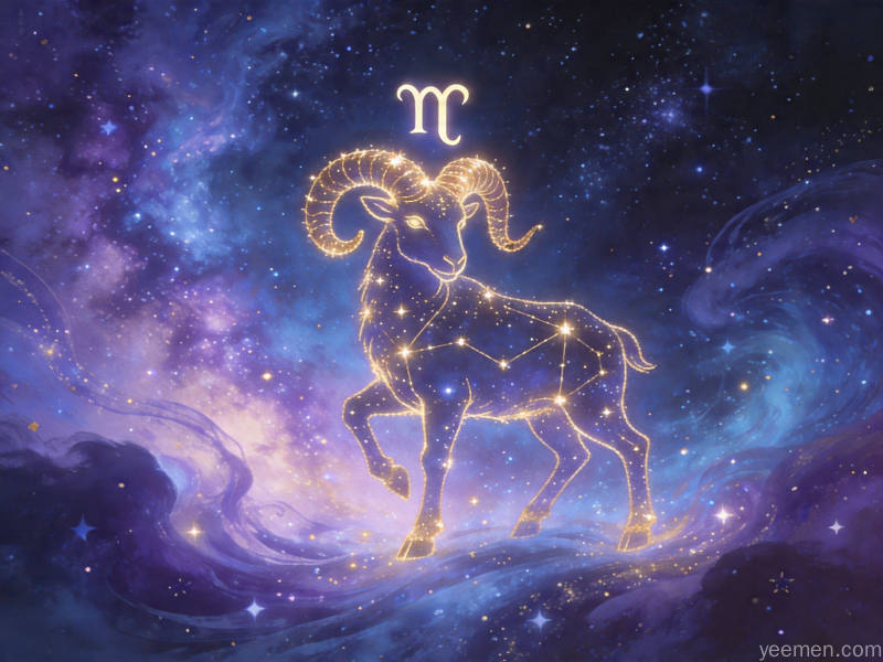 星座星盘图：行星宫位配置示意