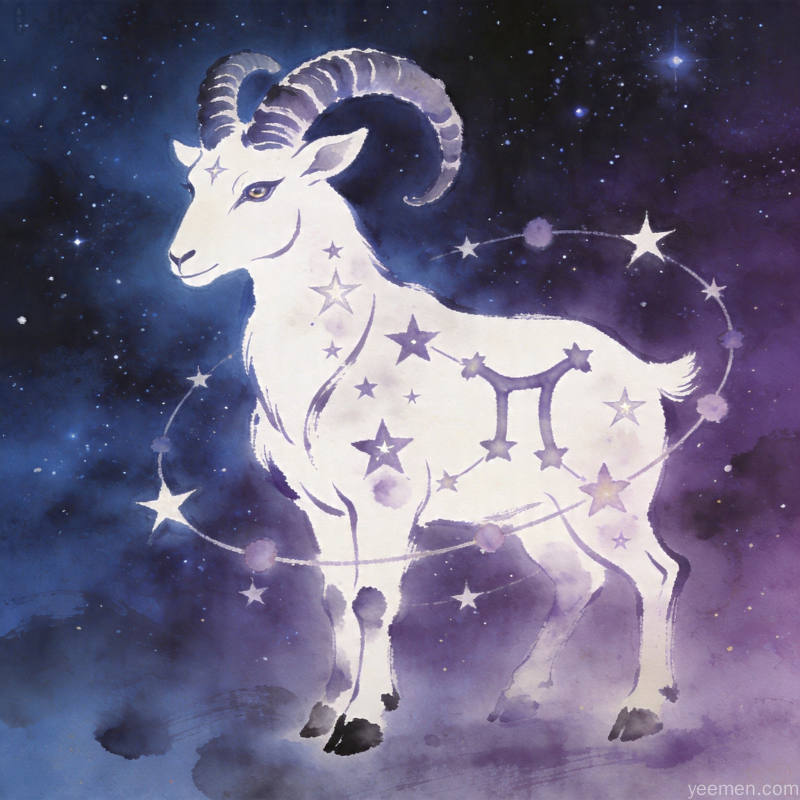 星座星盘图：行星宫位配置示意