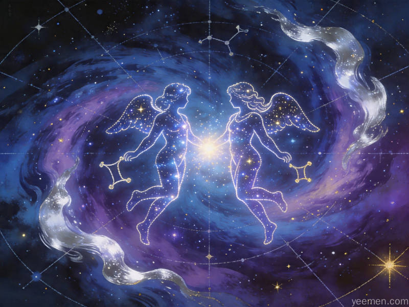 星盘分析图：十二宫位分布解读