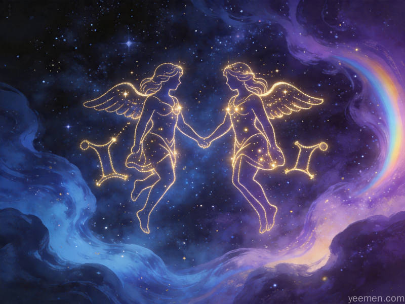 星象配置图：行星相位关系图解