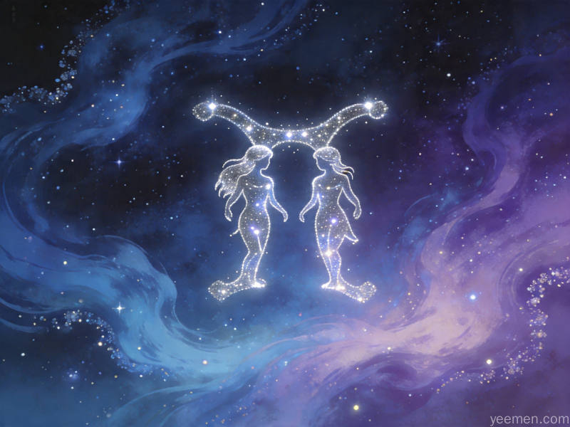 星象配置图：行星相位关系图解