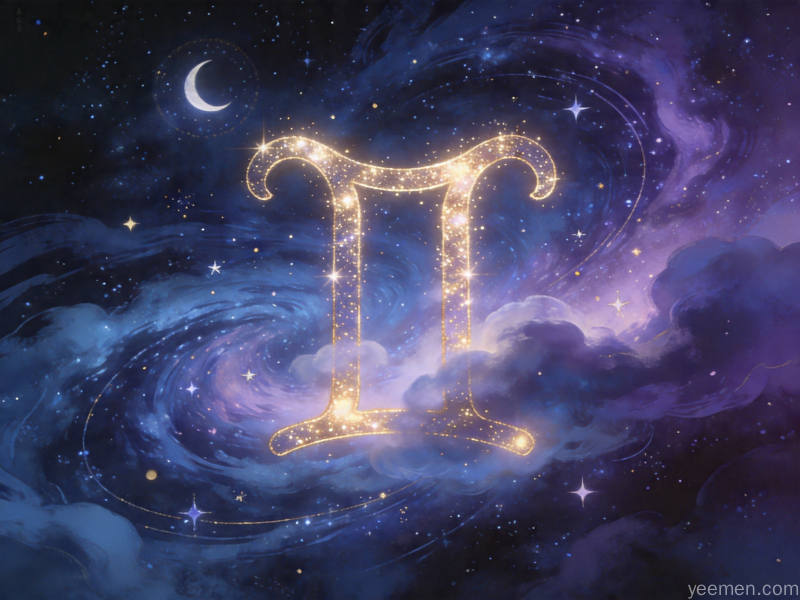 星座星盘图：行星宫位配置示意