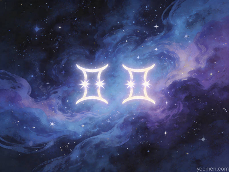 星座星盘图：行星宫位配置示意