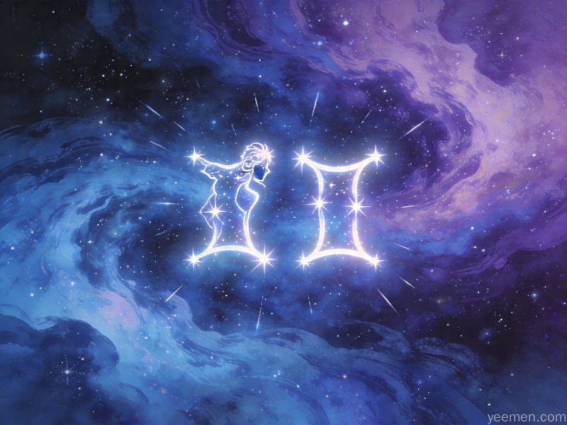 星座星盘图：行星宫位配置示意