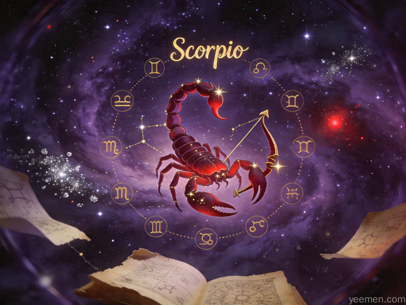 星座星盘图：行星宫位配置示意