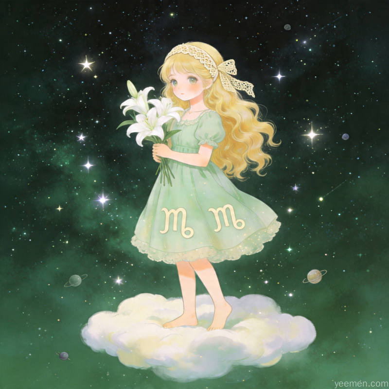 星座星盘图：行星宫位配置示意